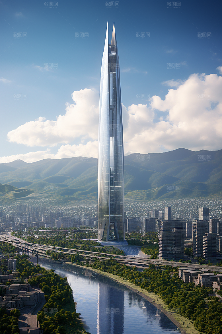 深圳城市风光高清新城摄影图
