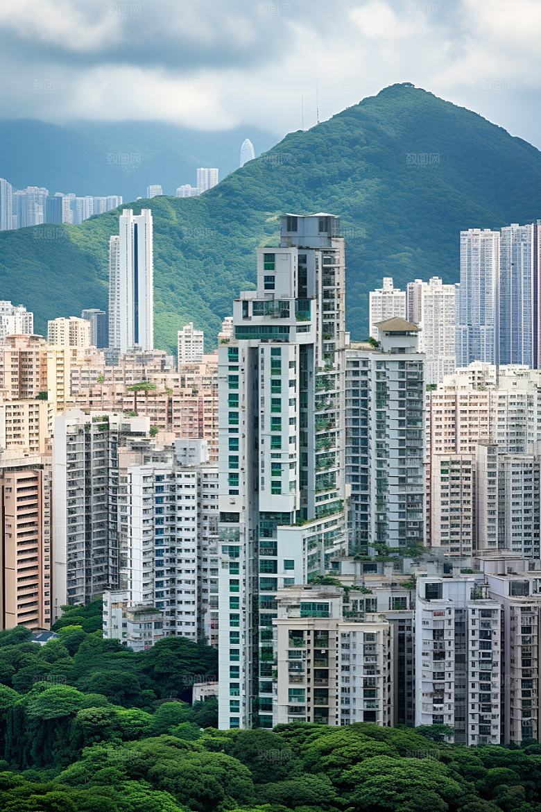 深圳城市风光国内游地标摄影图