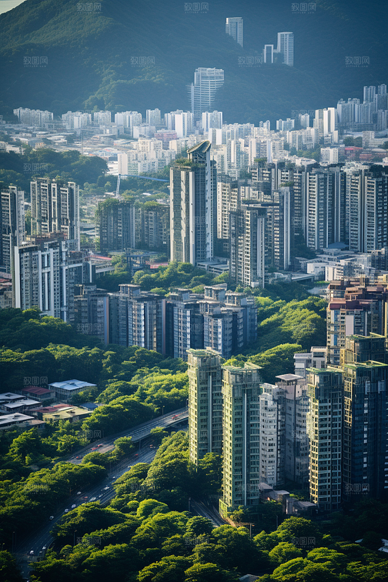 深圳城市风光风景都市摄影图