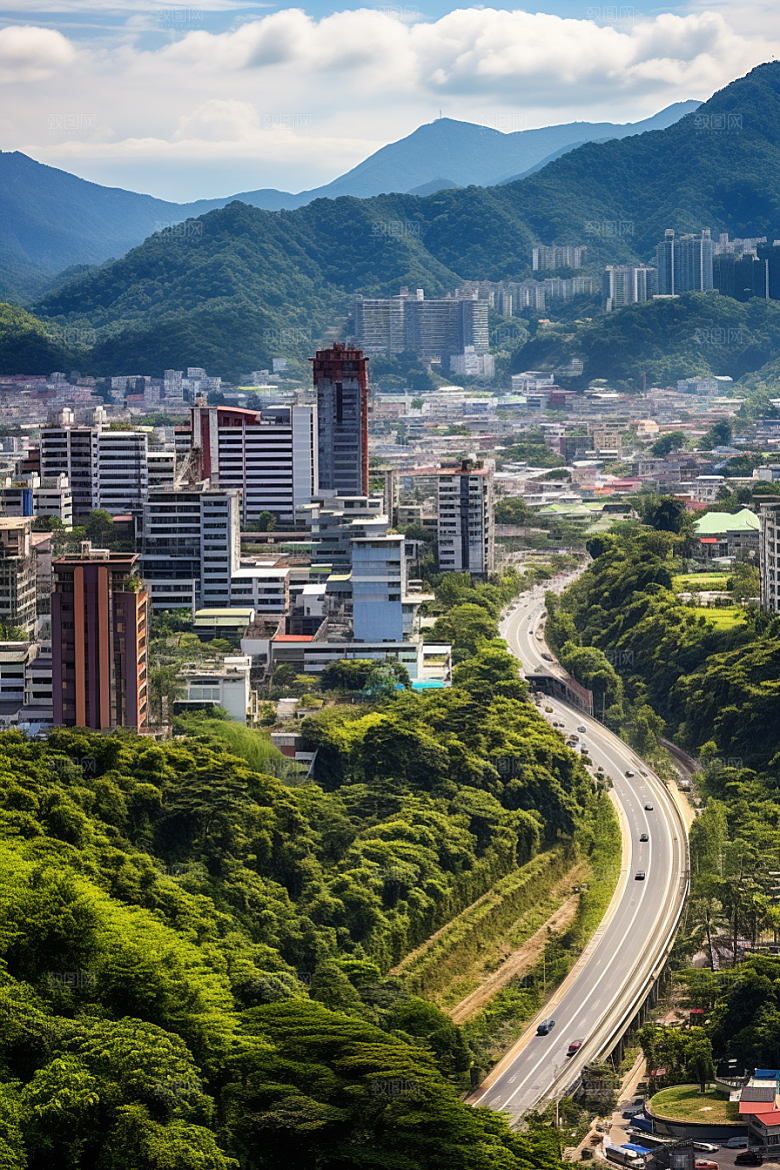 深圳城市风光高清现代化摄影图