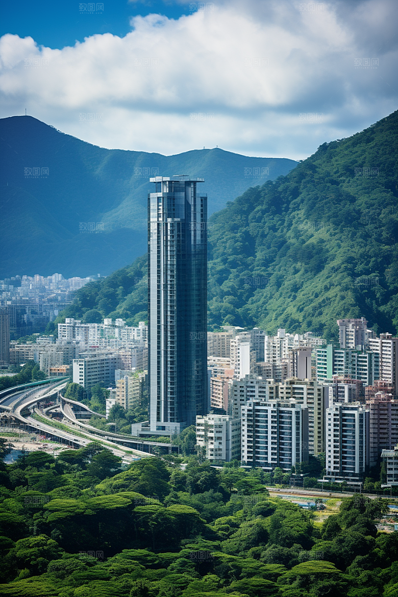 深圳城市风光旅游国内游摄影图