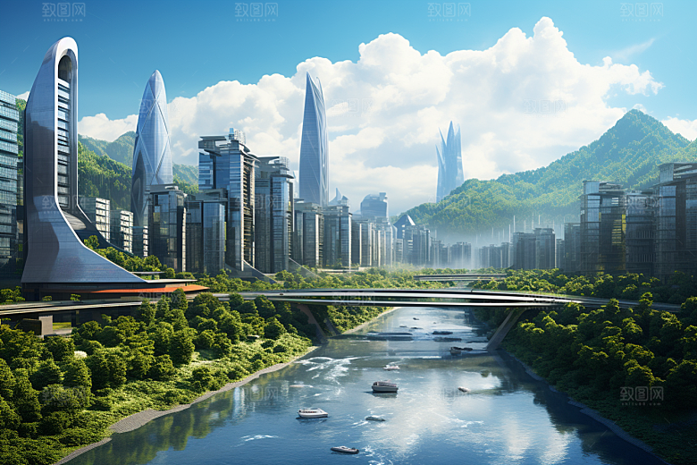 深圳城市风光旅行高清摄影图