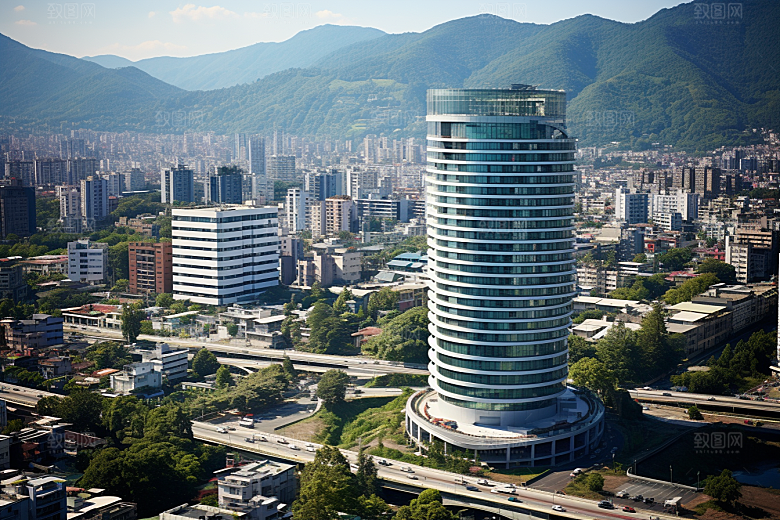 深圳城市风光经济特区风景摄影图