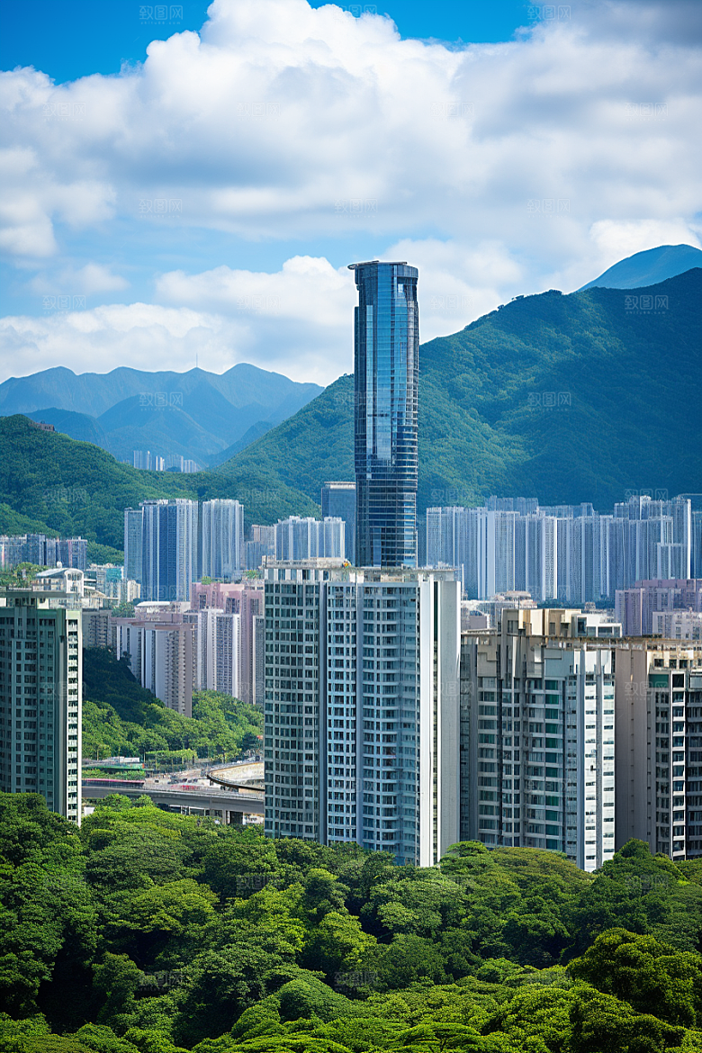 深圳城市风光地标经济特区摄影图