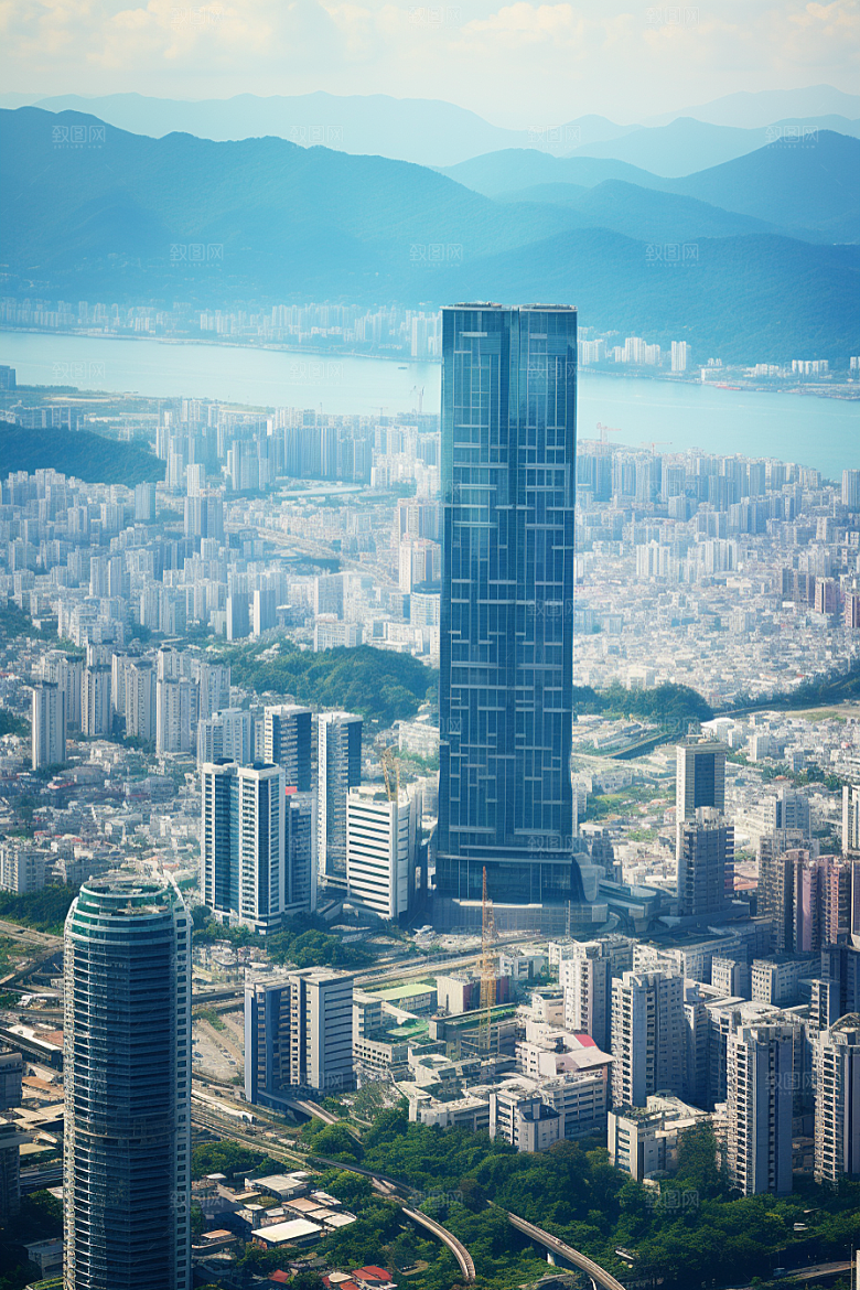 深圳城市风光旅游景色摄影图