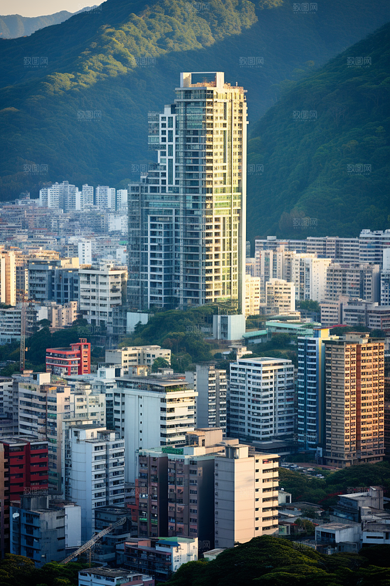 深圳城市风光国内游景色摄影图