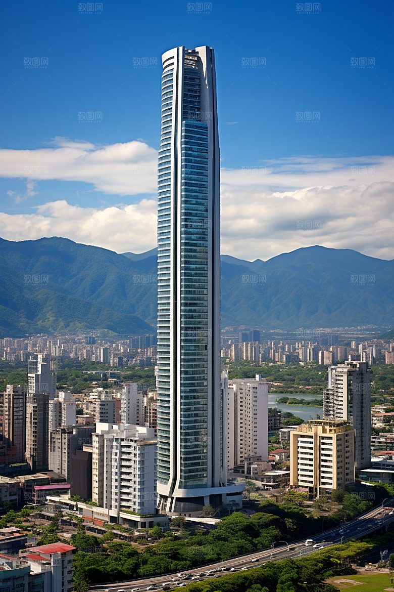 深圳城市风光现代化旅行摄影图