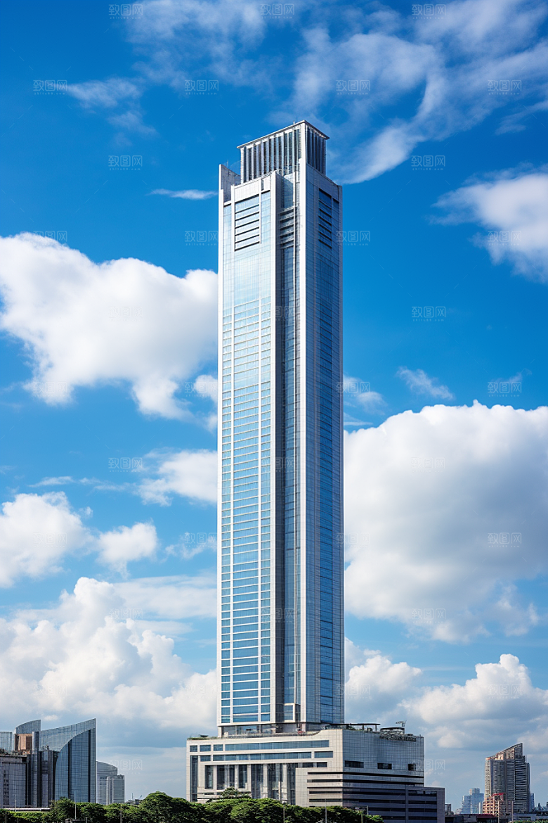深圳城市风光都市新城摄影图