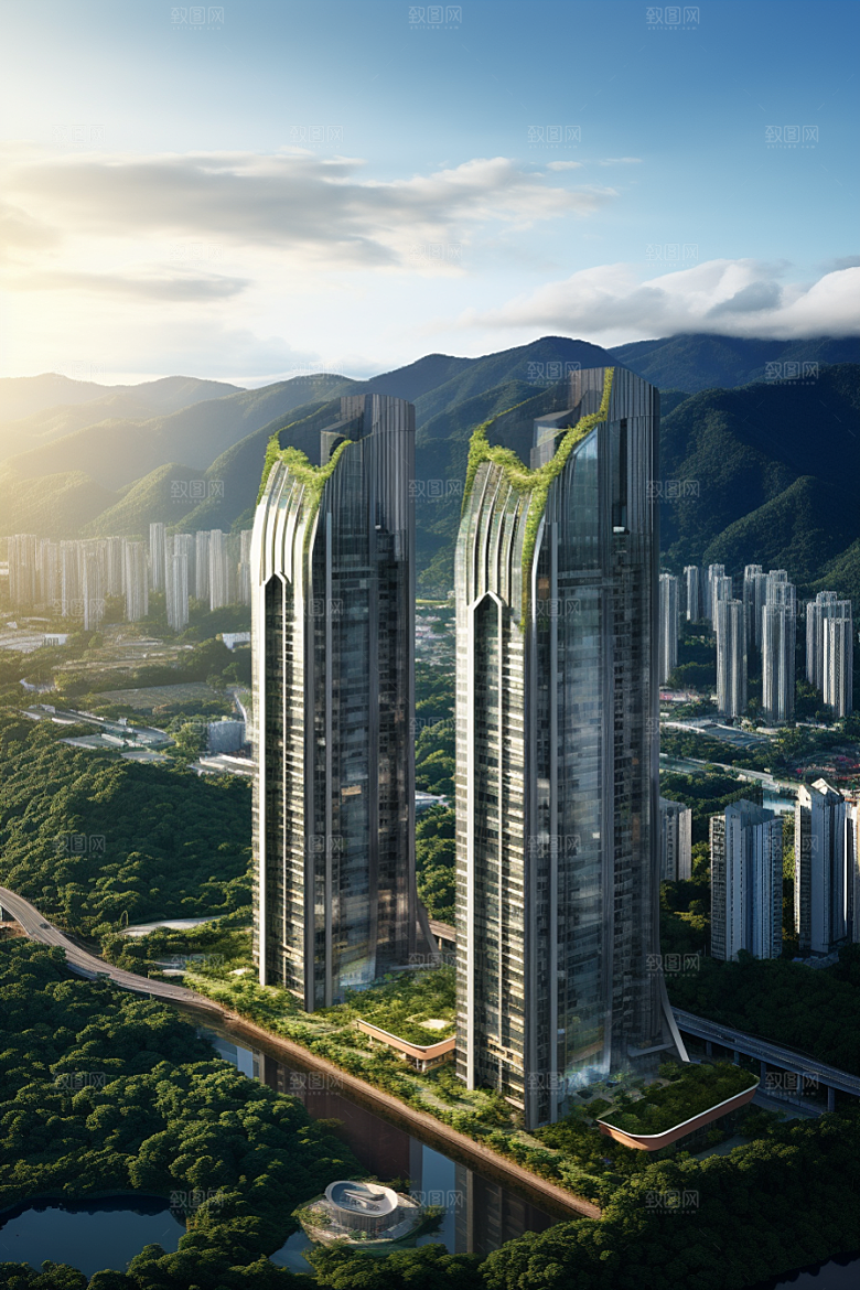 深圳城市风光风景旅游摄影图