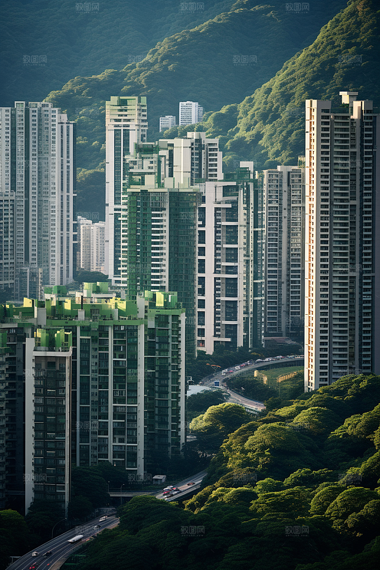 深圳城市风光新城旅行摄影图