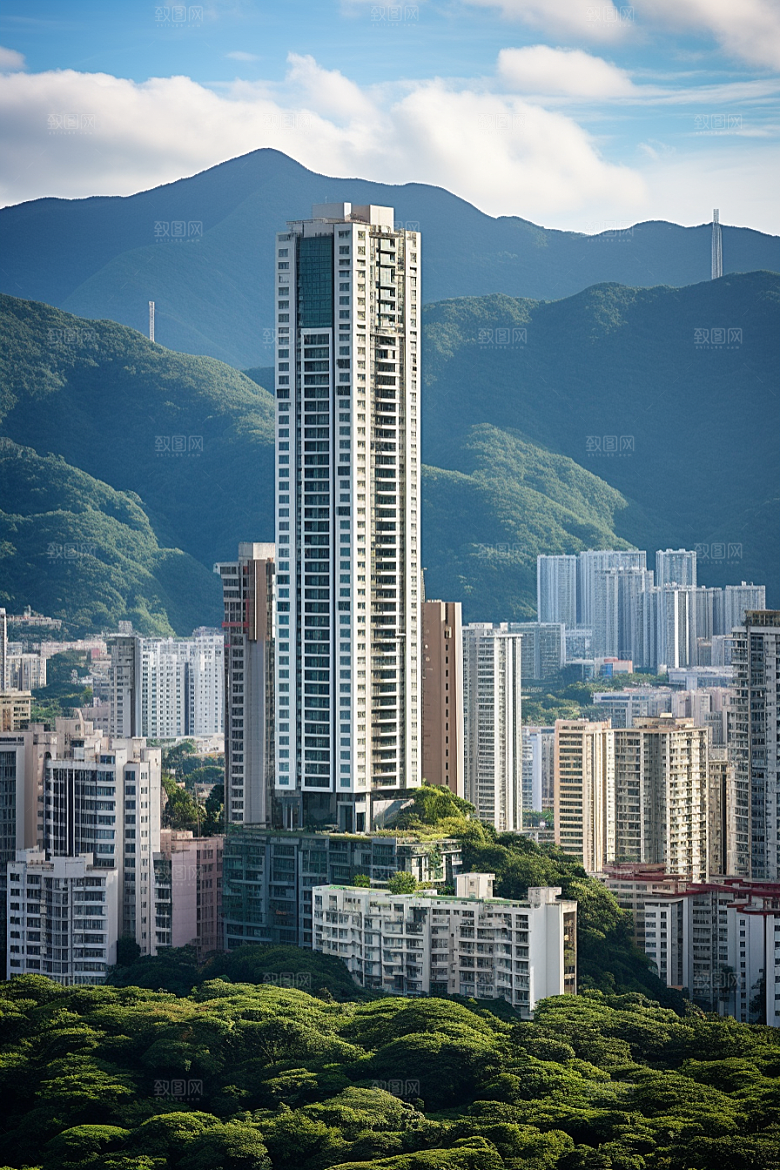 深圳城市风光都市风景摄影图