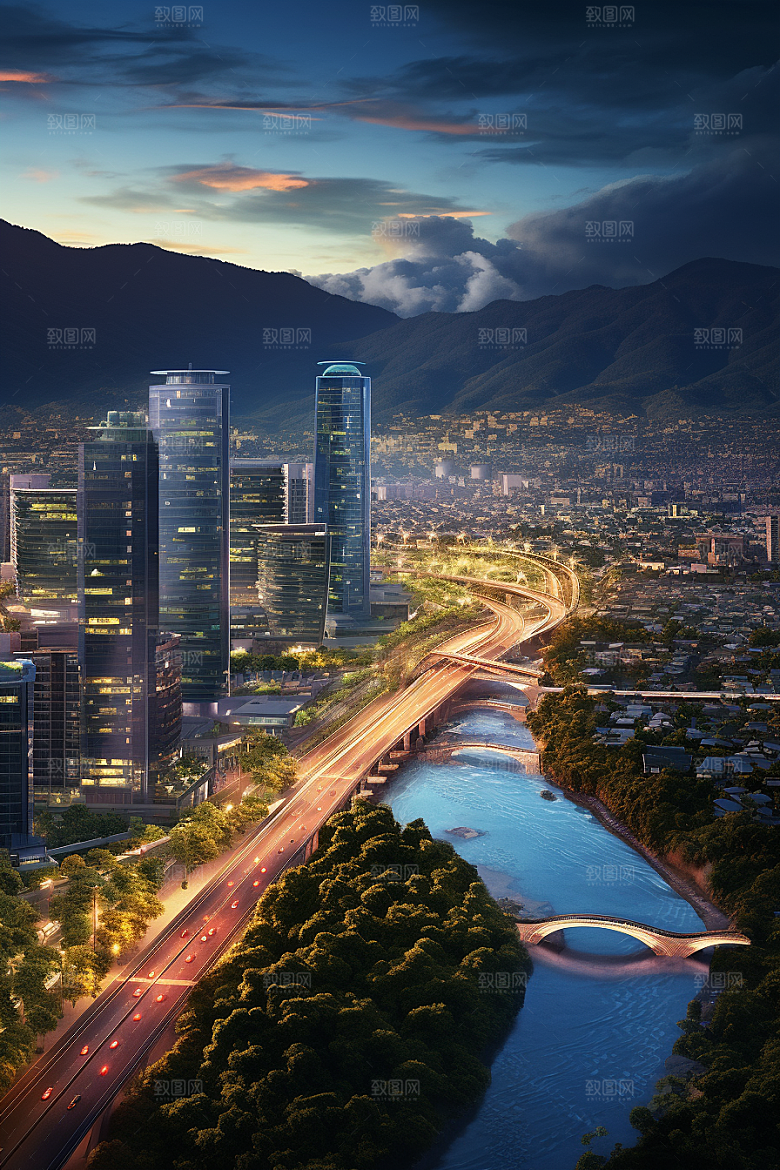 深圳城市风光风景经济特区摄影图