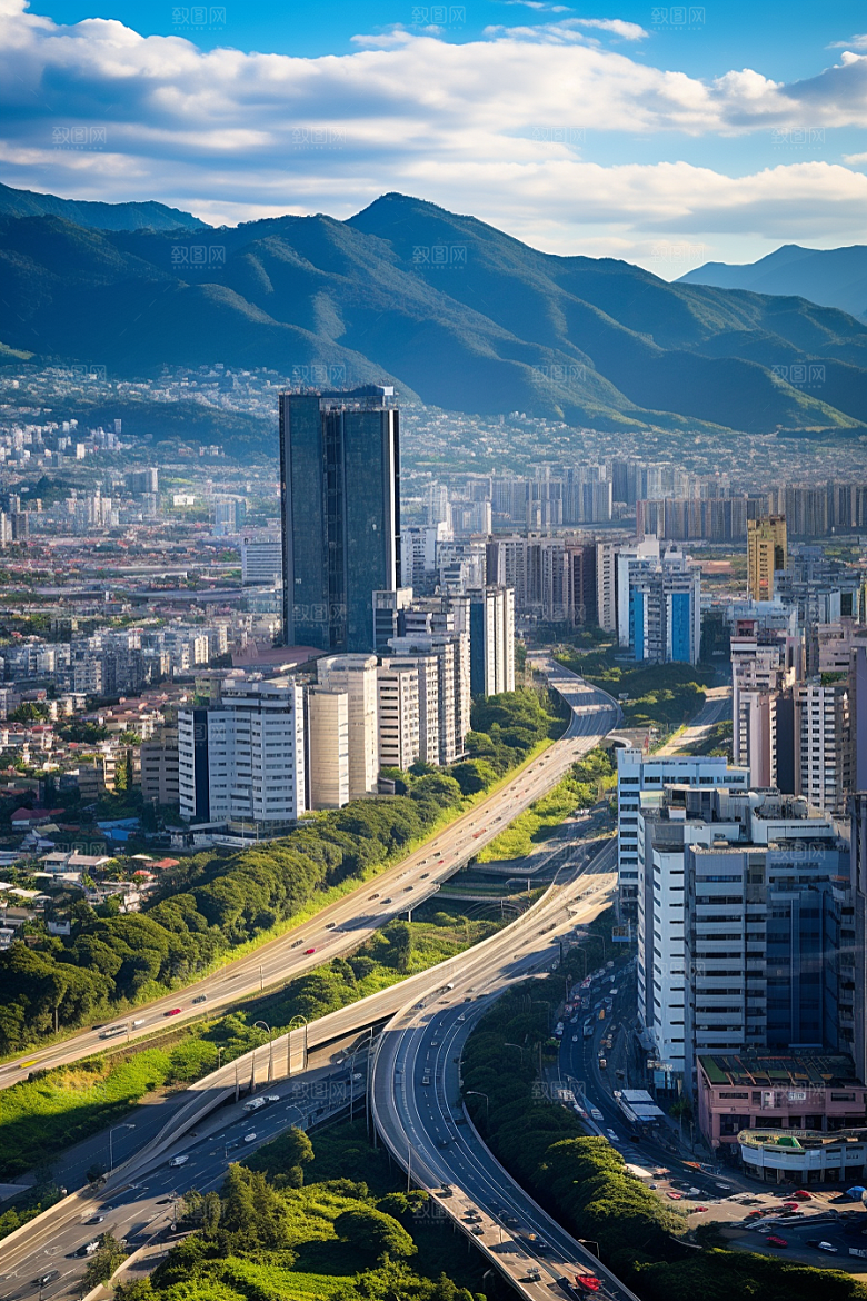 深圳城市风光都市经济特区摄影图