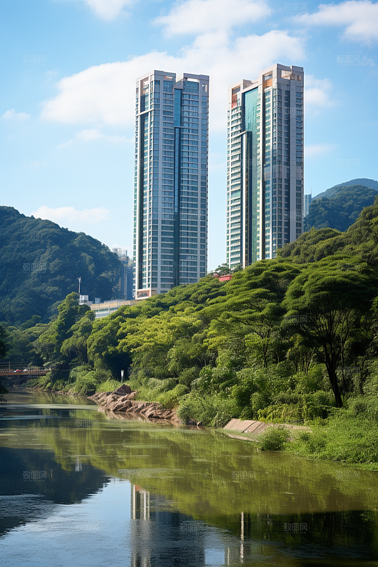 深圳城市风光景色风景摄影图