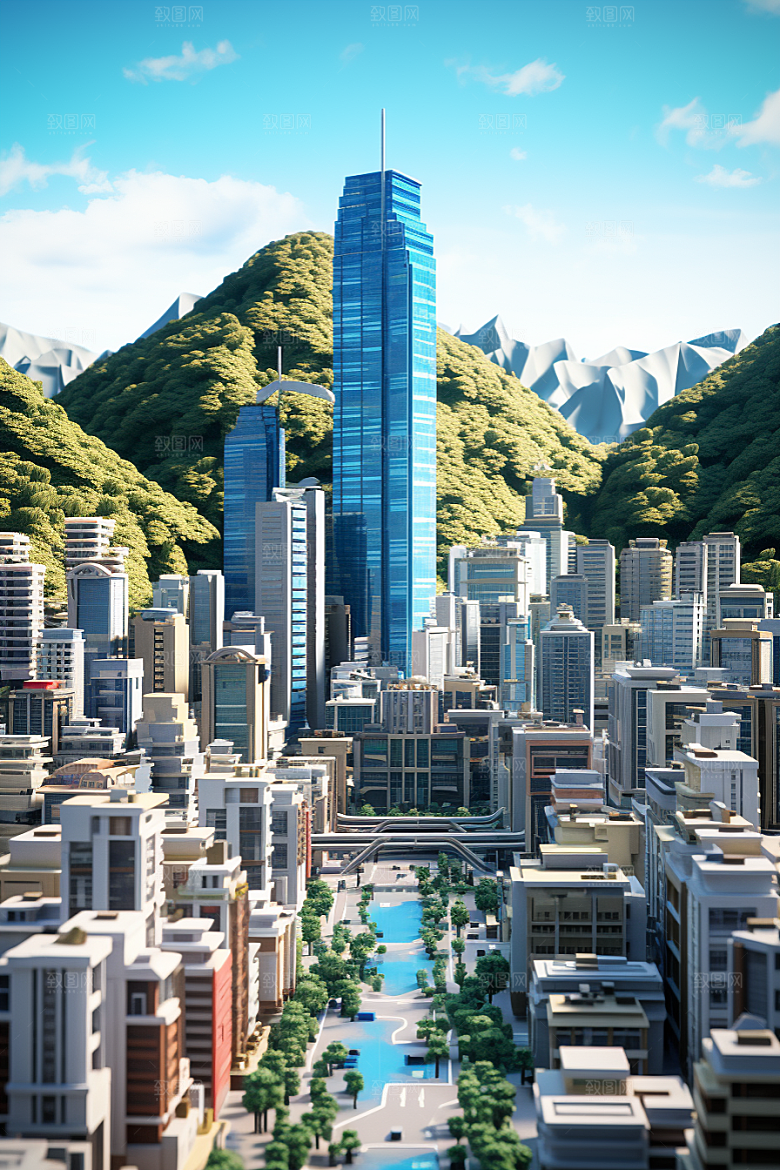 深圳城市风光都市高清摄影图