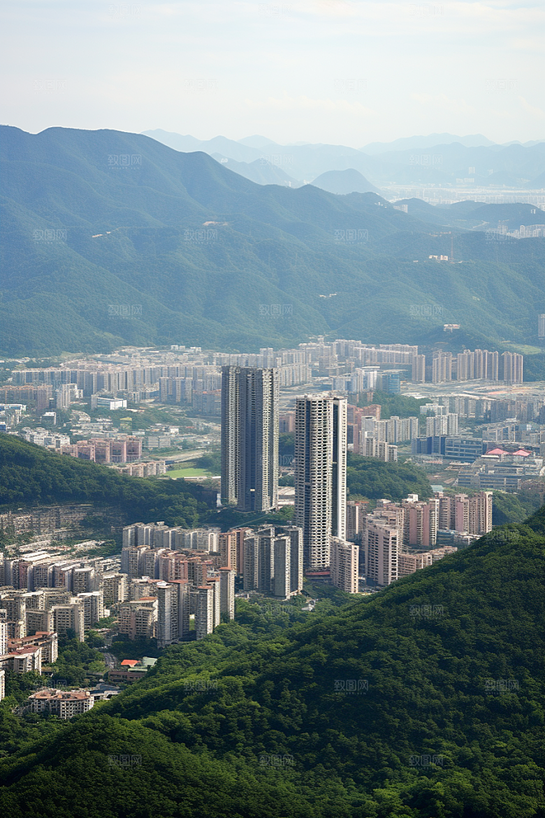 深圳城市风光新城经济特区摄影图