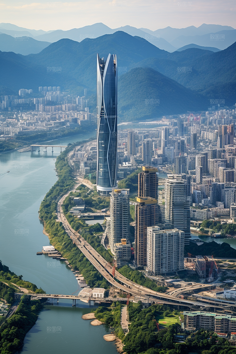 深圳城市风光旅行高清摄影图