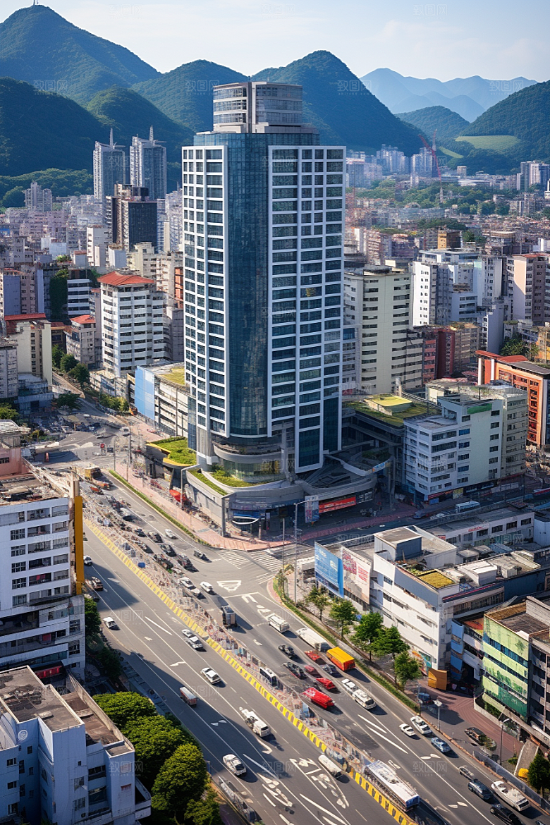 深圳城市风光高清现代化摄影图