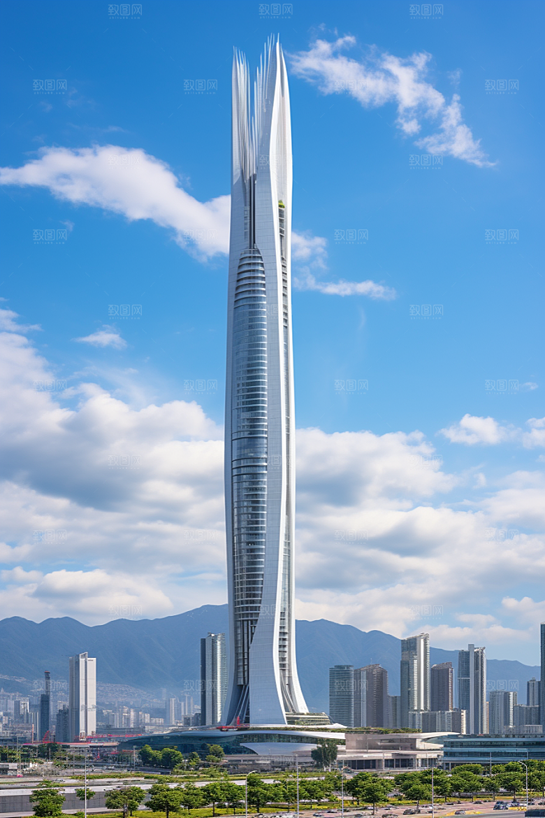 深圳城市风光风景地标摄影图