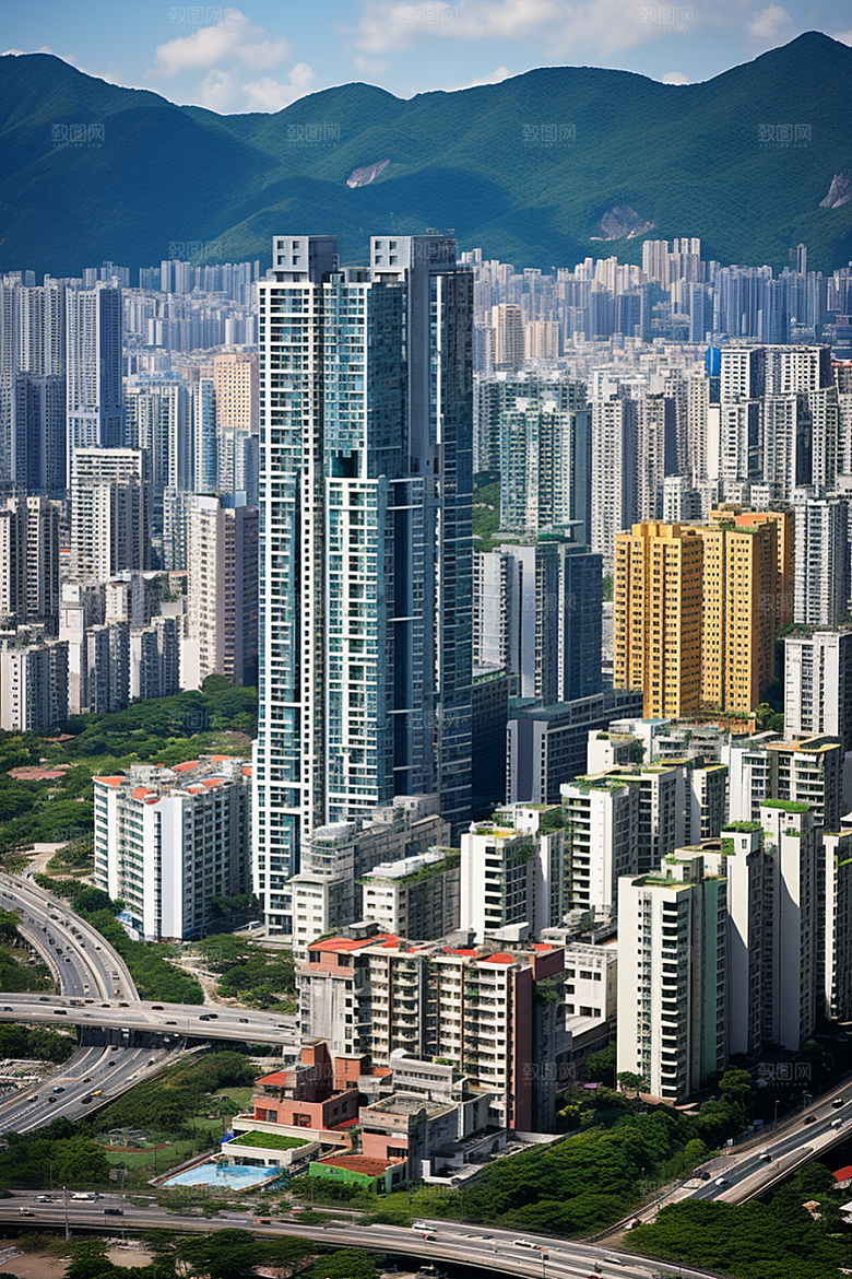 深圳城市风光风景都市摄影图