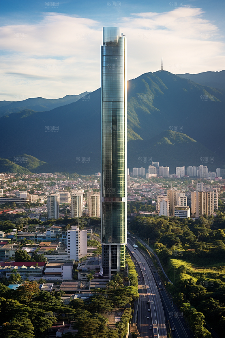 深圳城市风光经济特区现代化摄影图