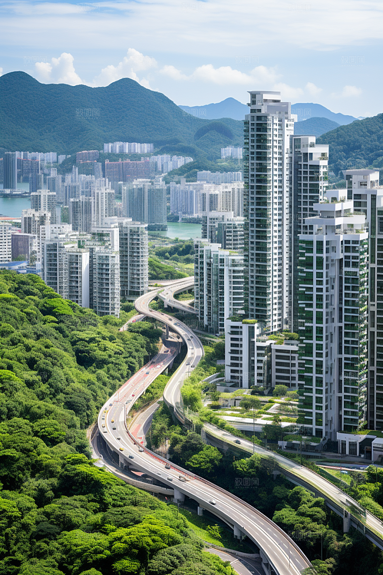 深圳城市风光旅游景色摄影图