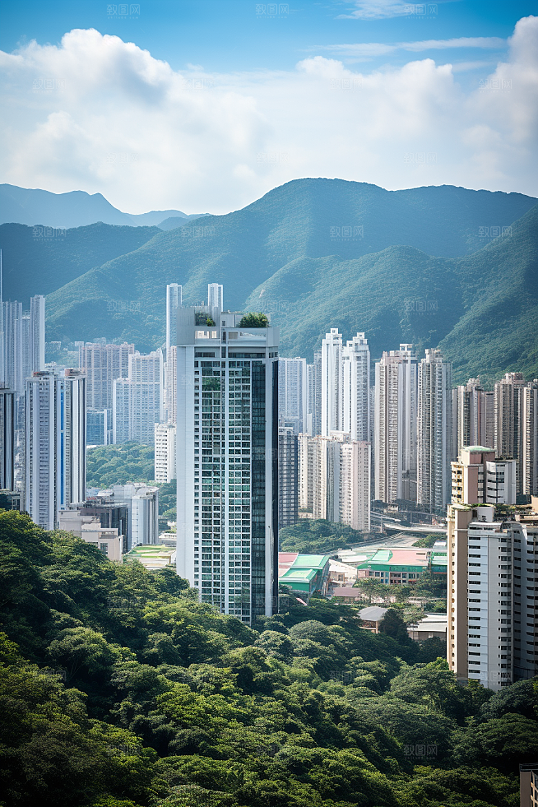 深圳城市风光高清旅行摄影图