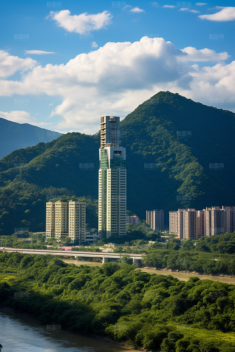 深圳城市风光国内游新城摄影图