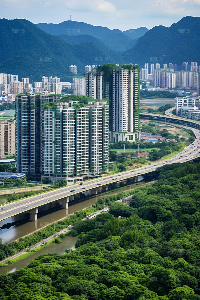 深圳城市风光国内游旅游摄影图