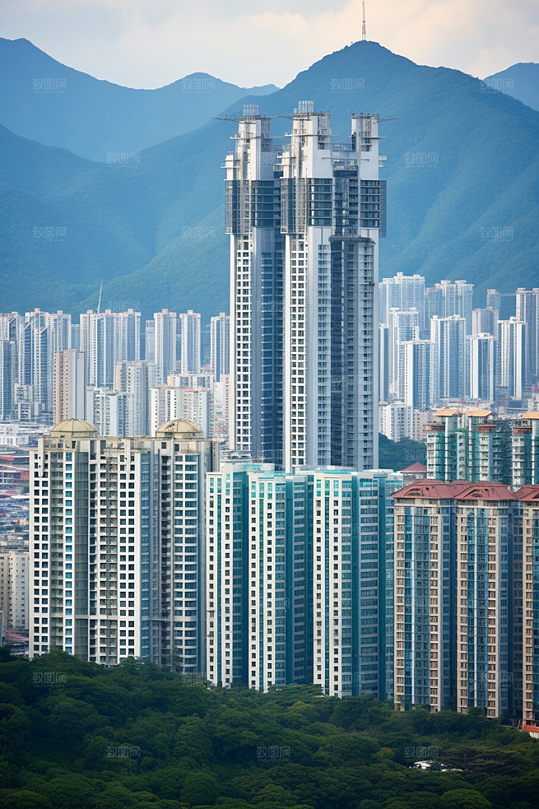 深圳城市风光国内游风景摄影图