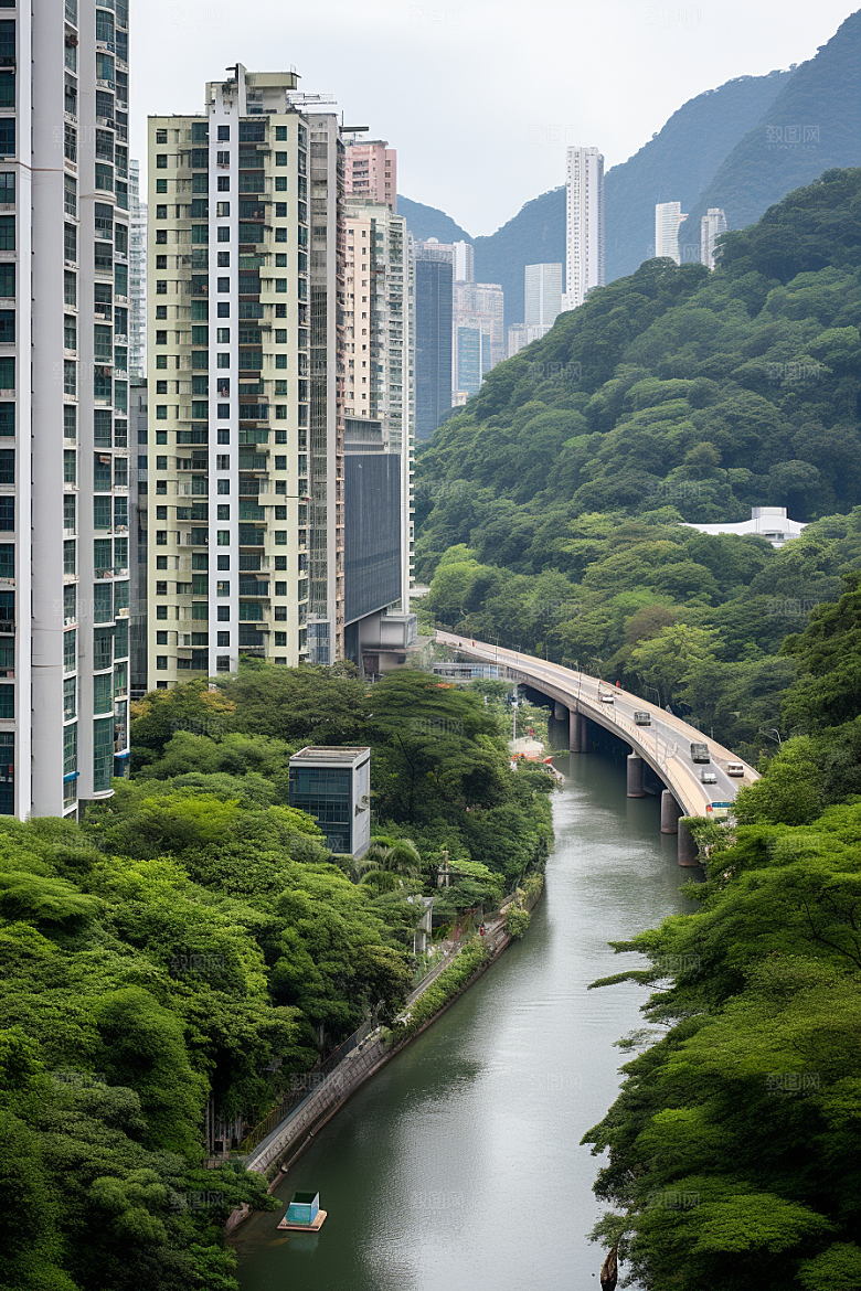 深圳城市风光都市高清摄影图