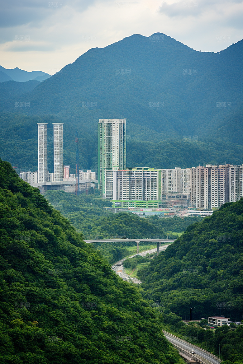 深圳城市风光国内游旅游摄影图