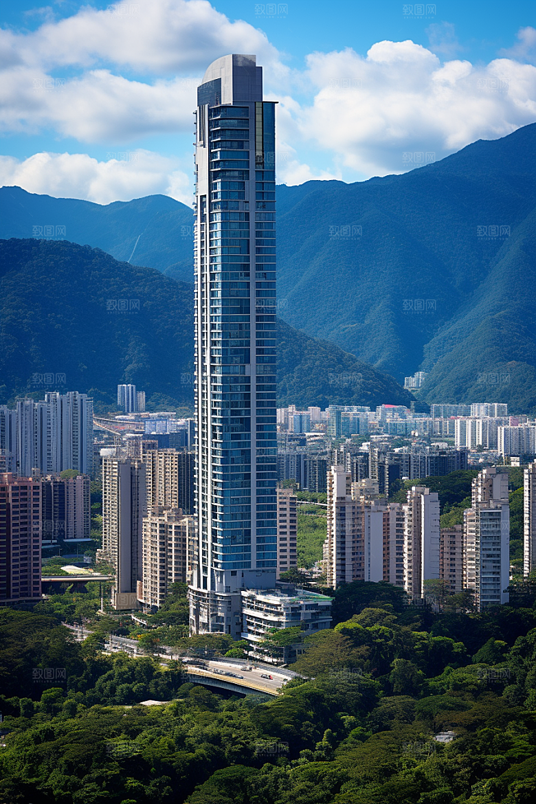深圳城市风光旅行经济特区摄影图