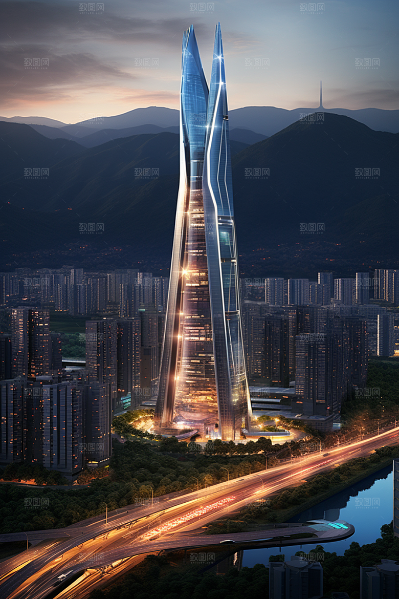 深圳城市风光都市风景摄影图