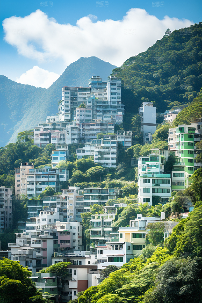 深圳城市风光都市风景摄影图