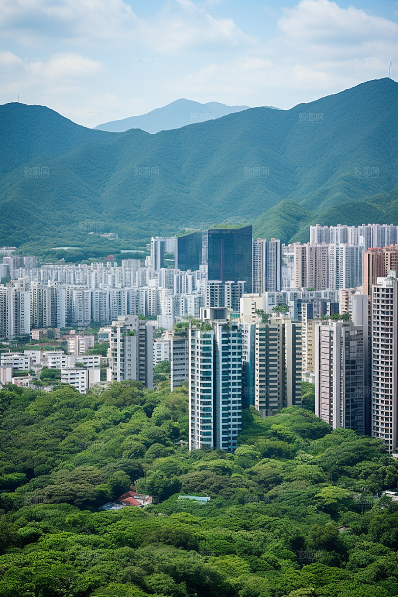 深圳城市风光景色旅游摄影图