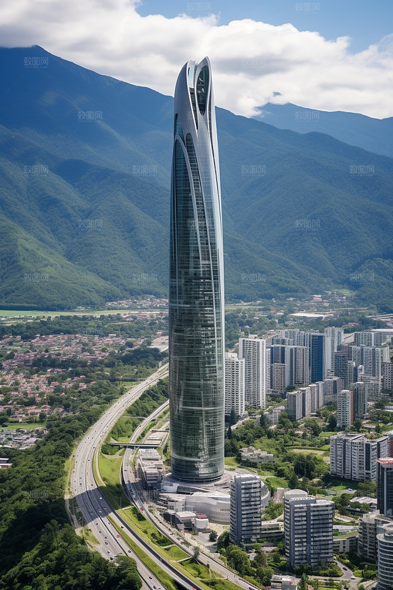 深圳城市风光经济特区风景摄影图