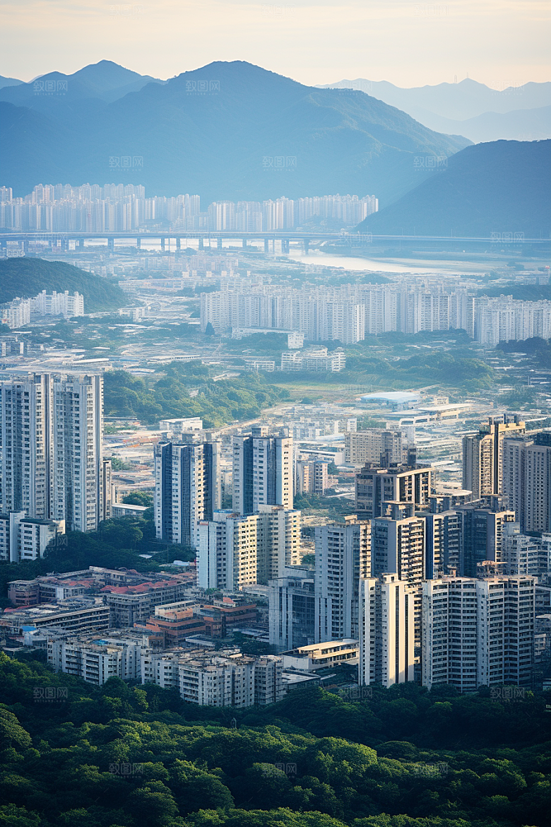 深圳城市风光国内游风景摄影图