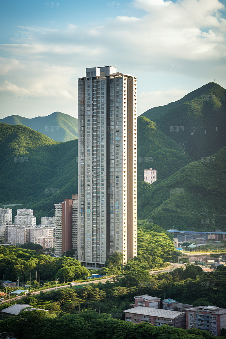 深圳城市风光高清都市摄影图