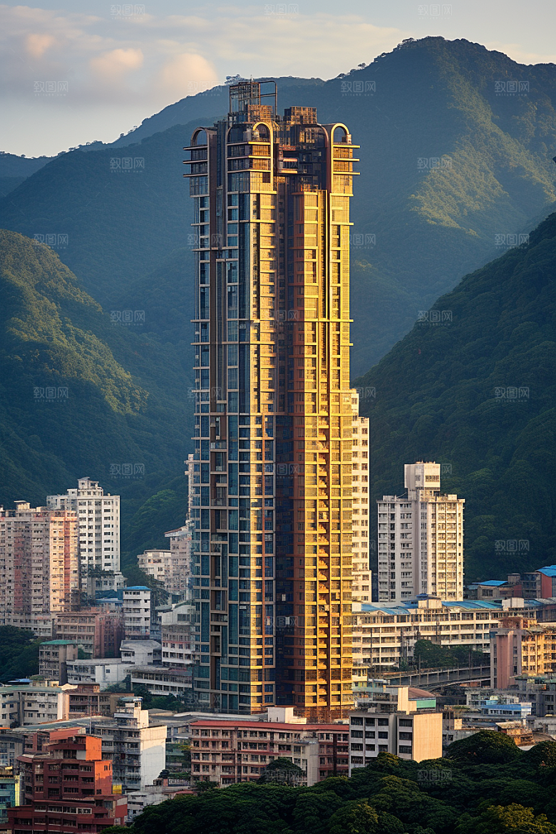深圳城市风光旅游地标摄影图