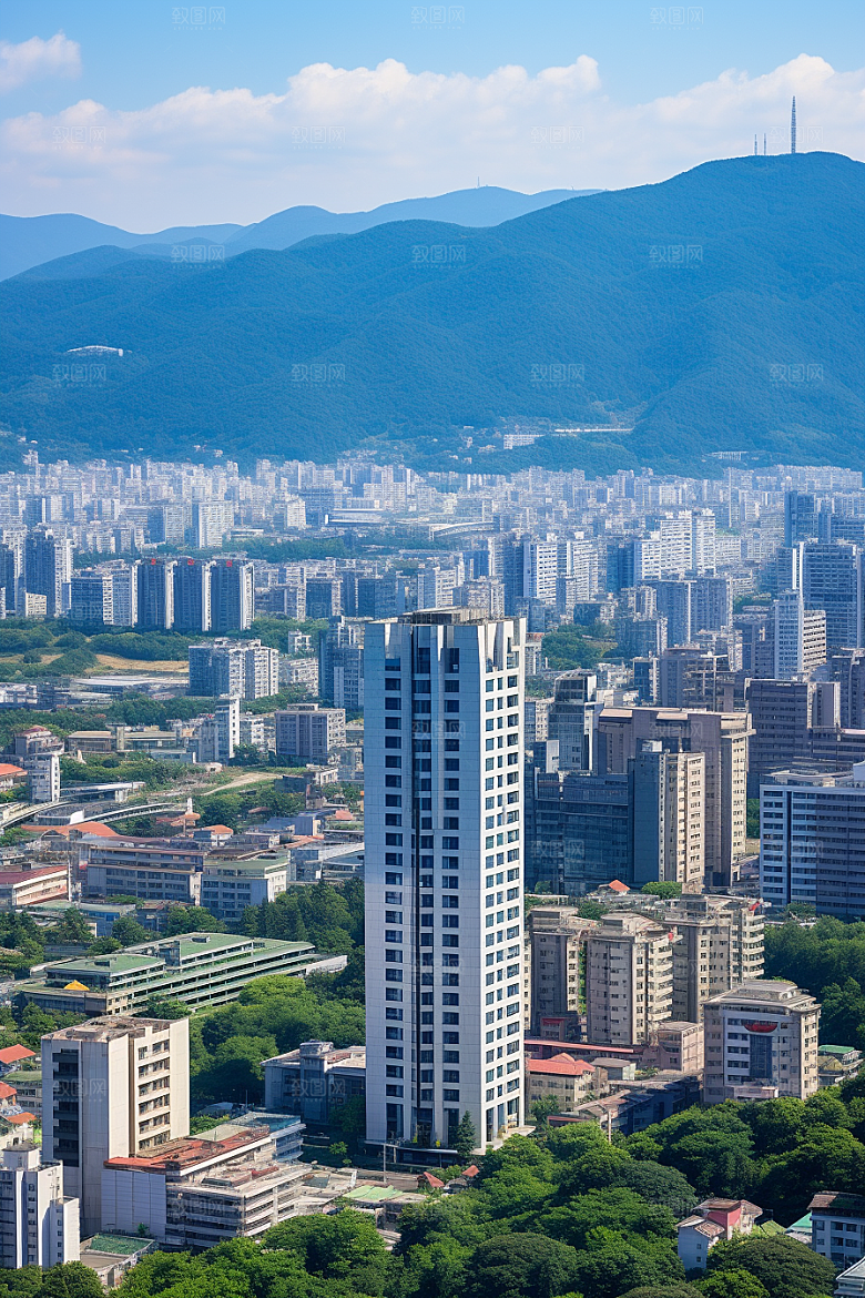 深圳城市风光国内游现代化摄影图
