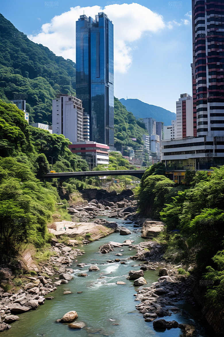 深圳城市风光旅游都市摄影图