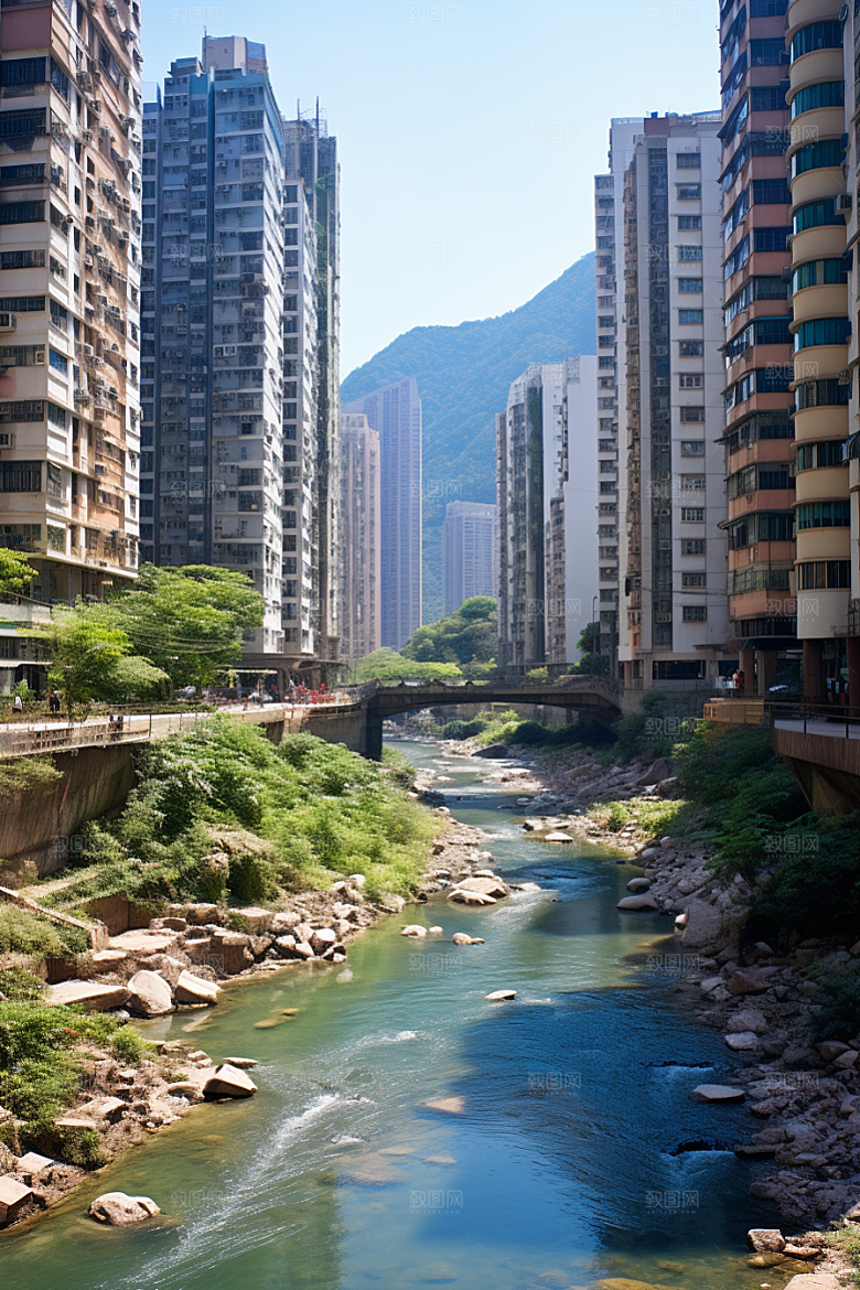 深圳城市风光风景高清摄影图