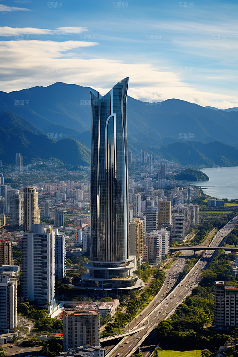 深圳城市风光风景国内游摄影图