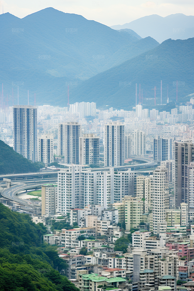 深圳城市风光旅游经济特区摄影图