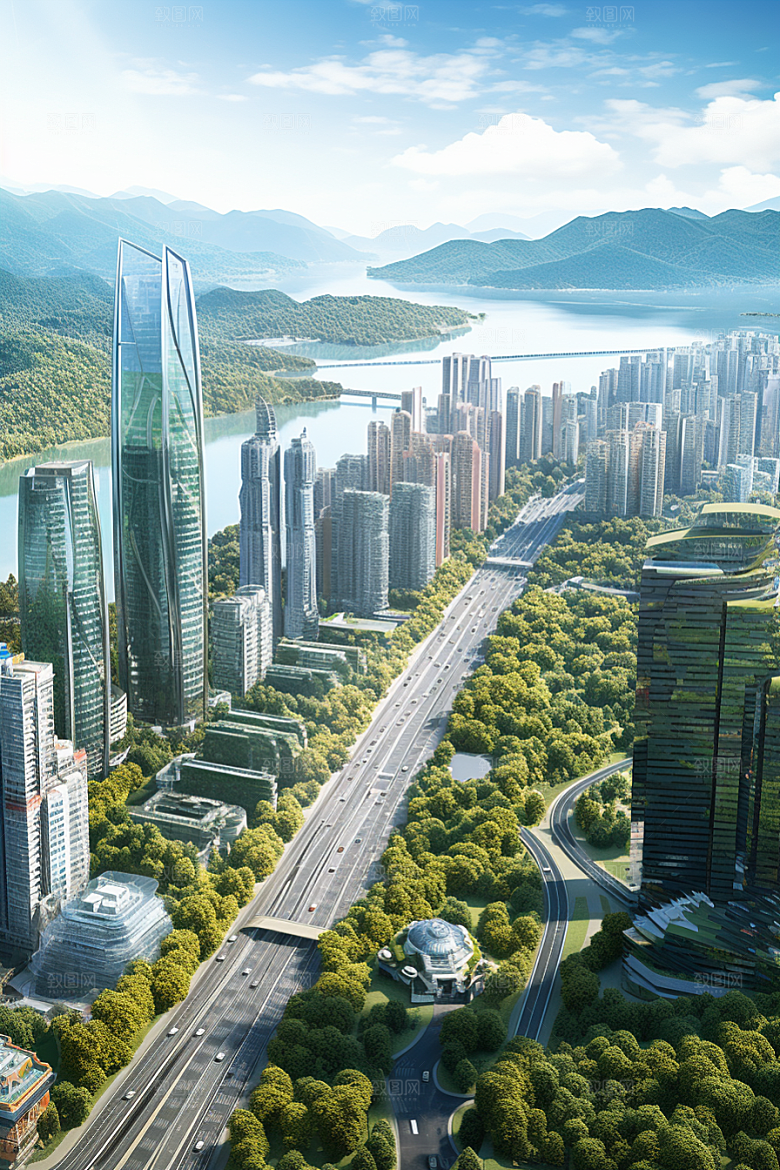 深圳城市风光国内游风景摄影图