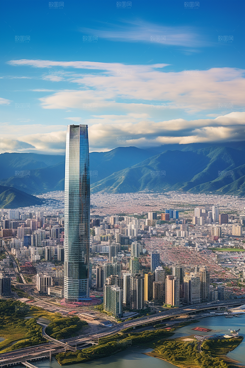 深圳城市风光旅行高清摄影图