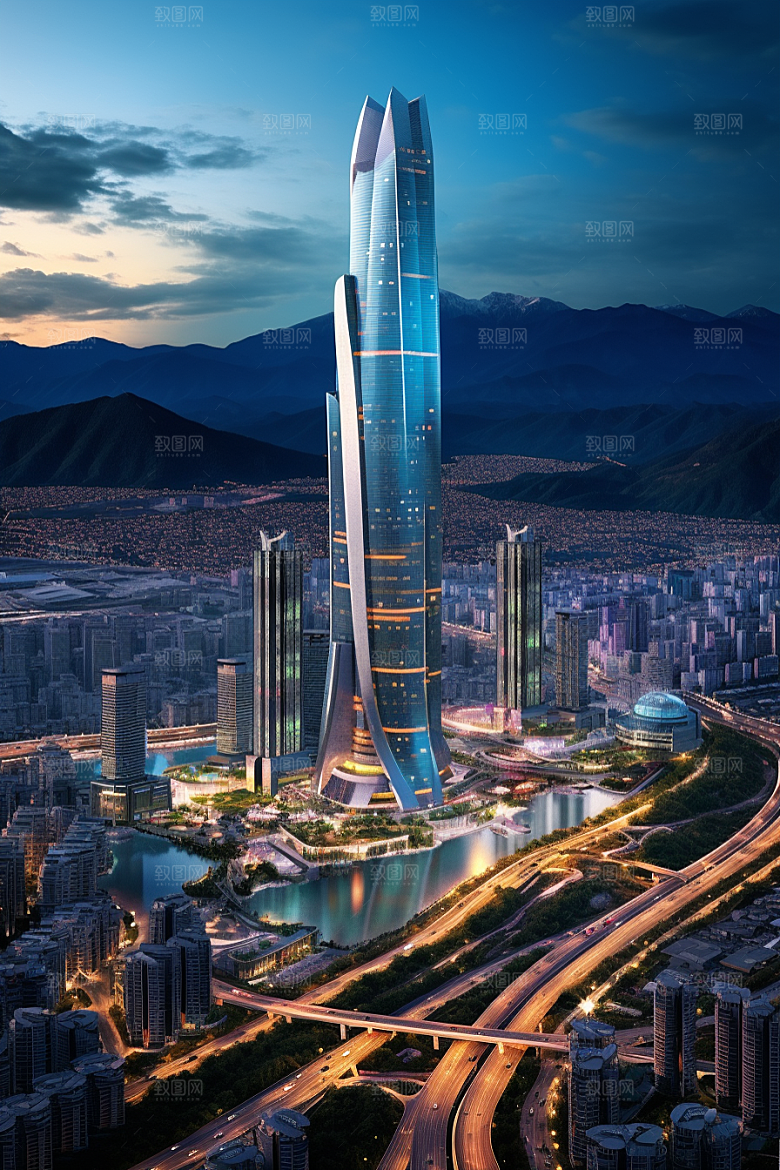 深圳城市风光国内游经济特区摄影图