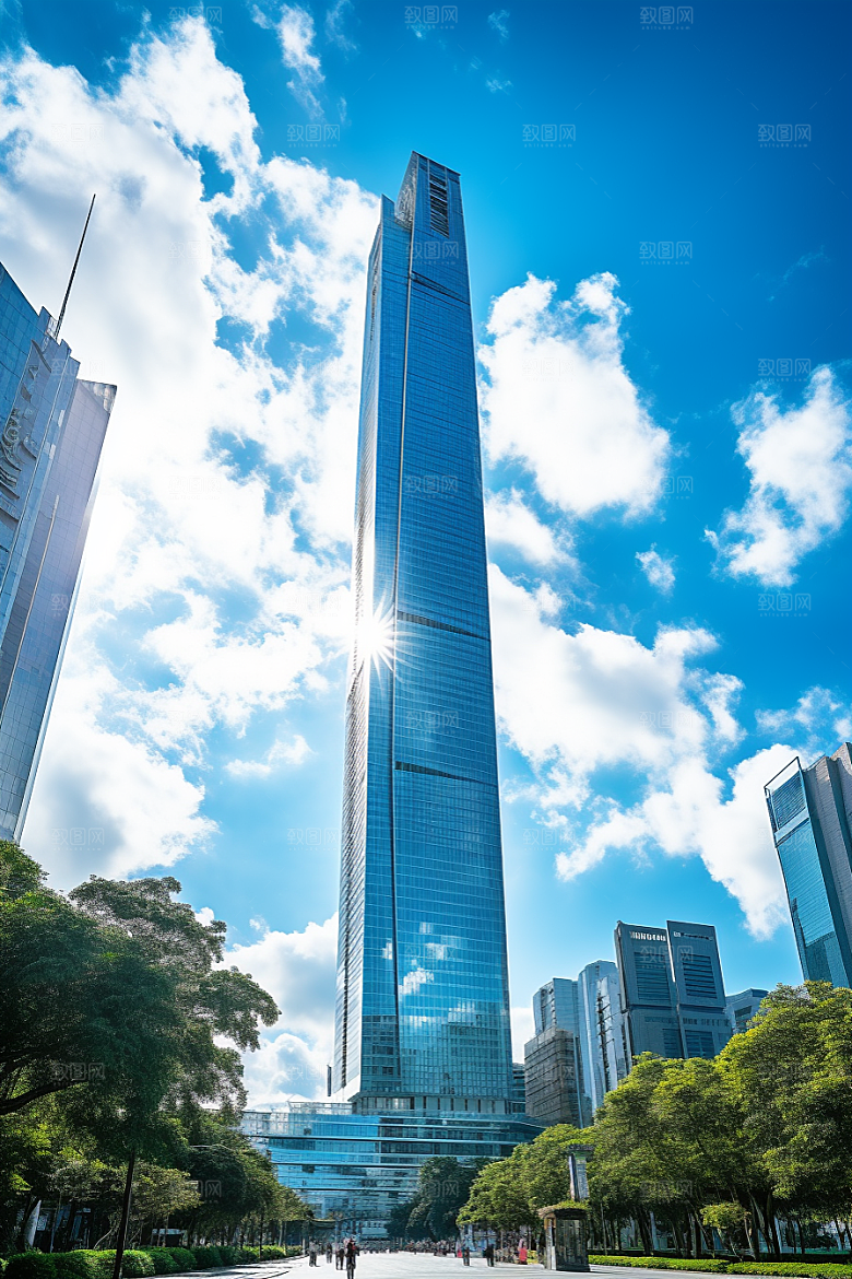 深圳城市风光高清风景摄影图