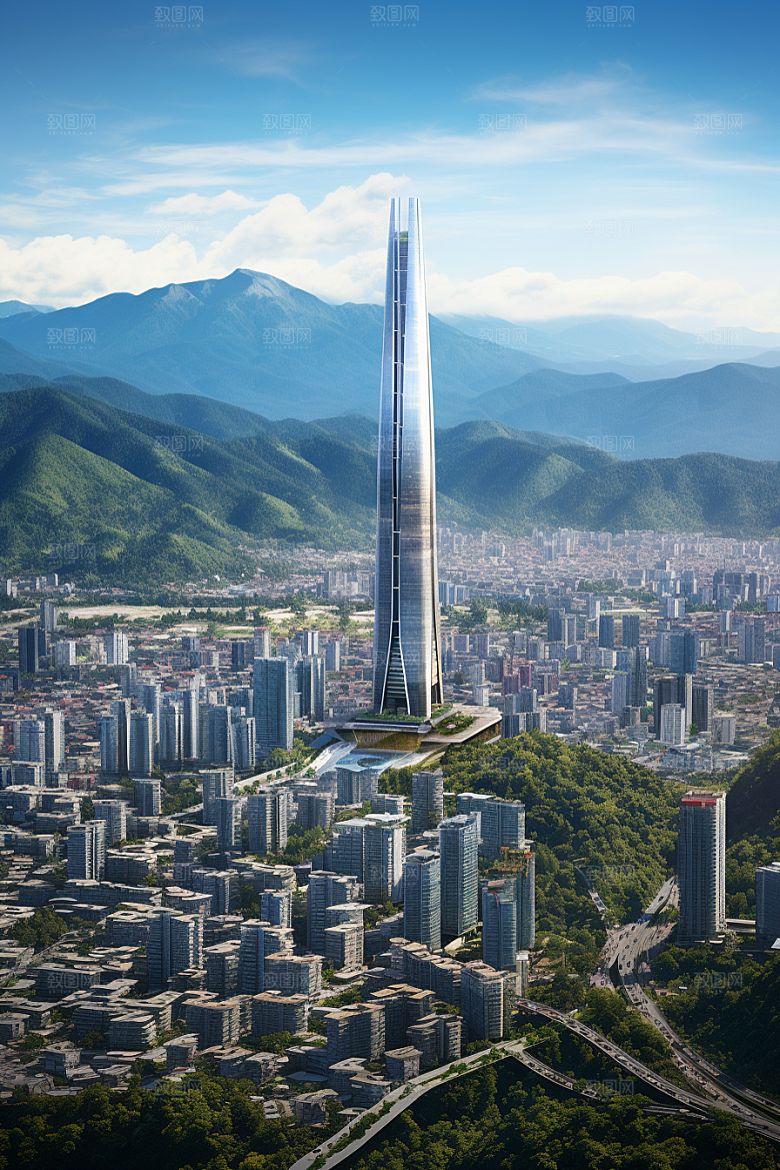 深圳城市风光旅行高清摄影图